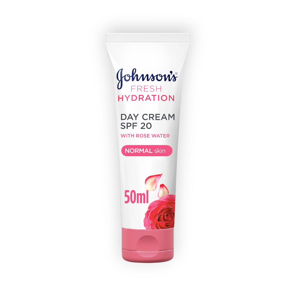 JOHNSONS DAY CREAM SPF20 WITH ROSE WATER 50ML