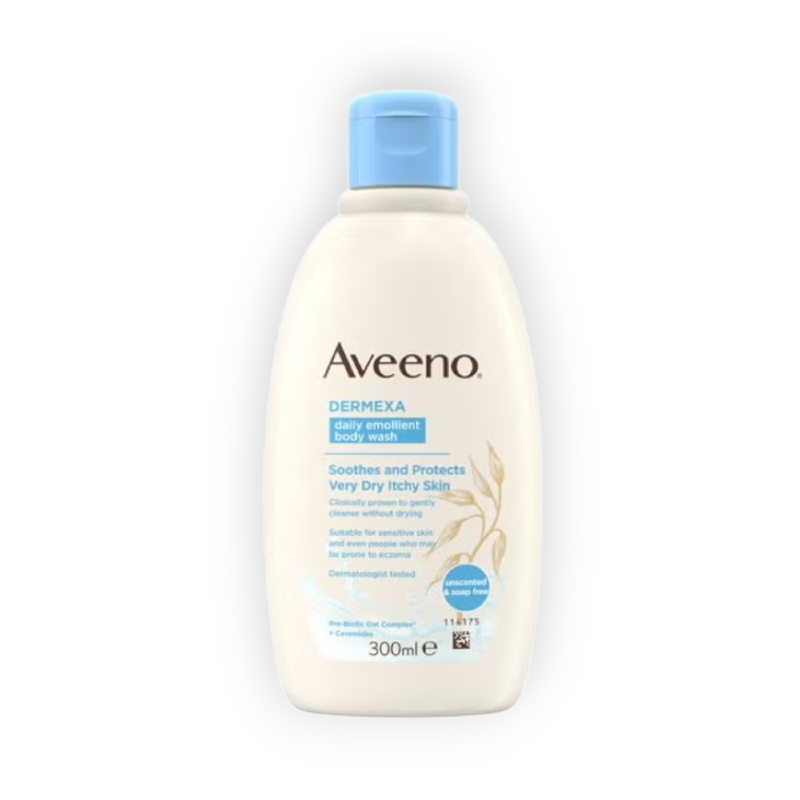 AVEENO DERMEXA DIALY EMOLLIENT BODY WASH 300ML