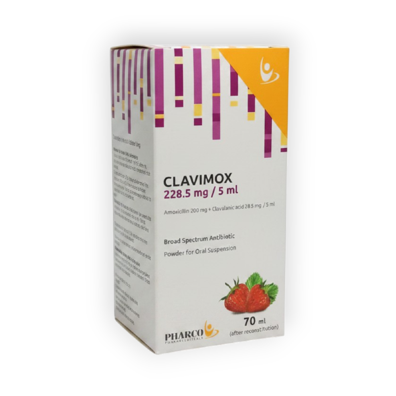 CLAVIMOX 228.5 MG SYRUP
