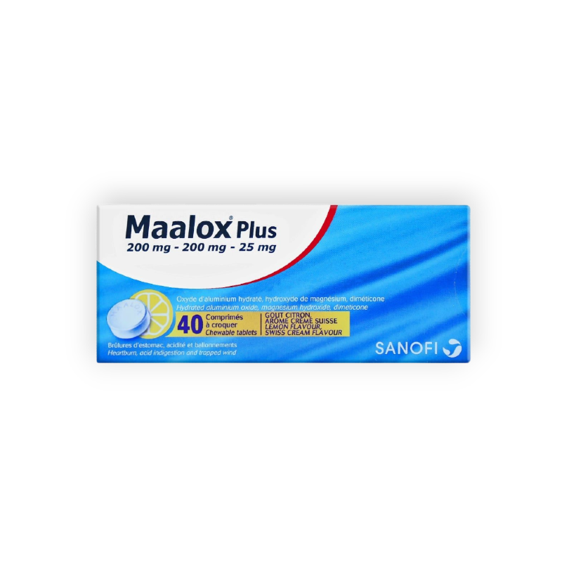 MAALOX PLUS 200 MG 40 TABLET
