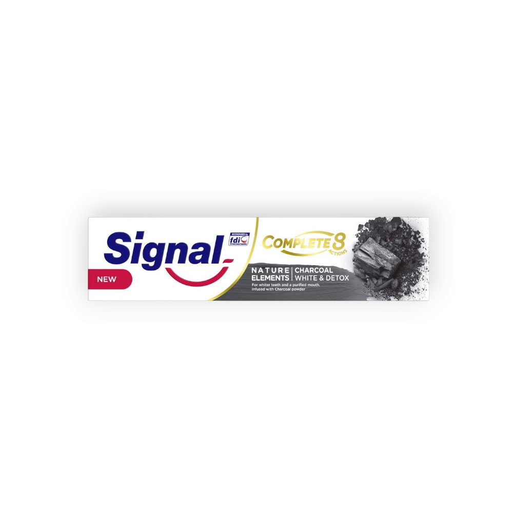 SIGNAL COMPLETE 8 NATURE CHARCOAL WHITE 100ML 