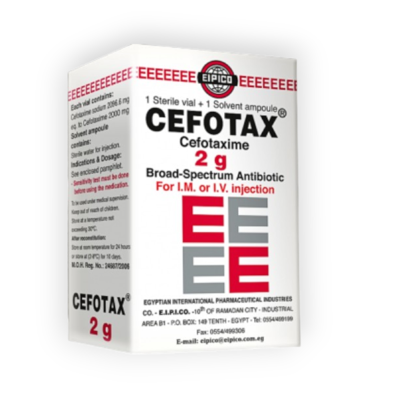 CEFOTAX 2 GM VIAL