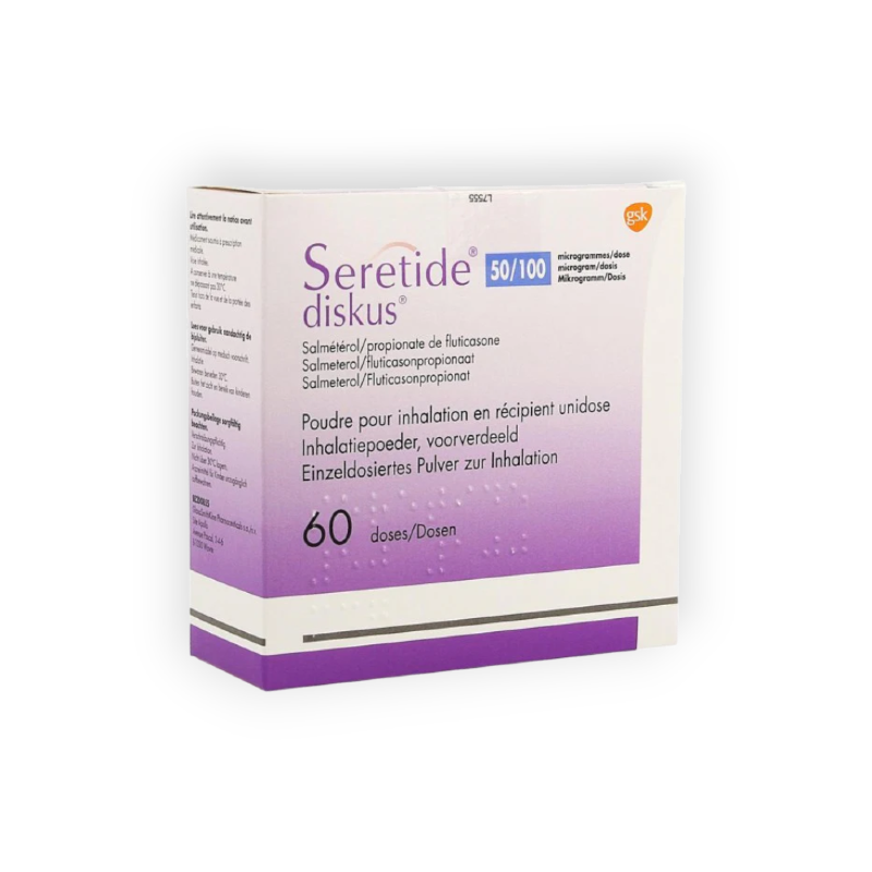 SERETIDE DISKUS 50/100 MG 60 DOSE