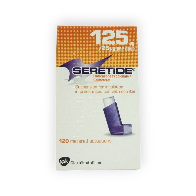 SERETIDE EVOHALER 25/125 MCG 120 DOSE