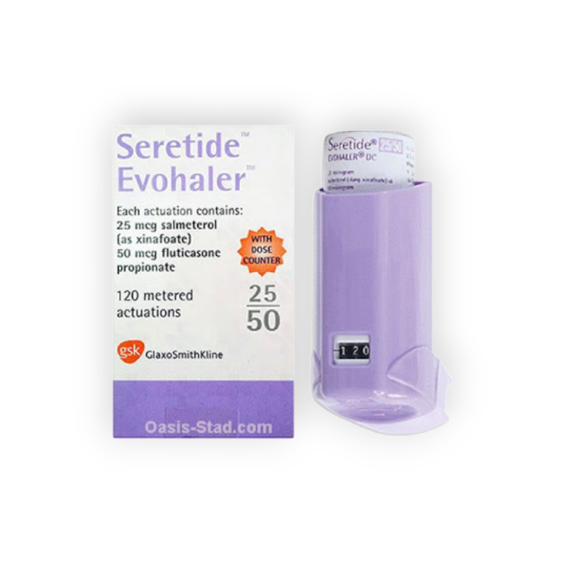 SERETIDE EVOHALER 25/50 MG 120 DOSE