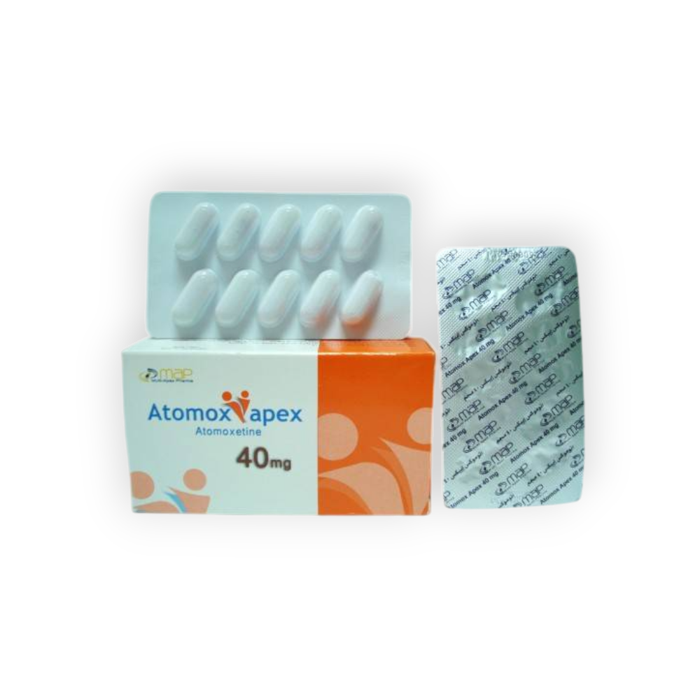 ATOMOX APEX  40 MG  30 CAPSULES