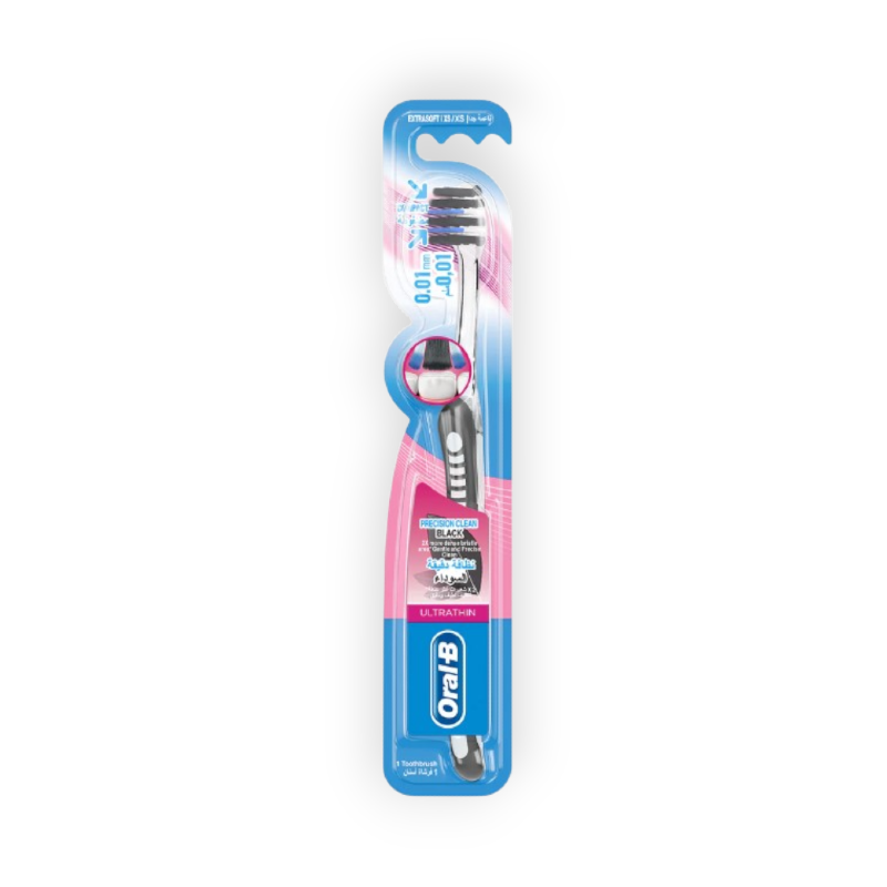 ORAL-B PRECISION CLEAN BLACK ULTRA THIN EXTRA SOFT