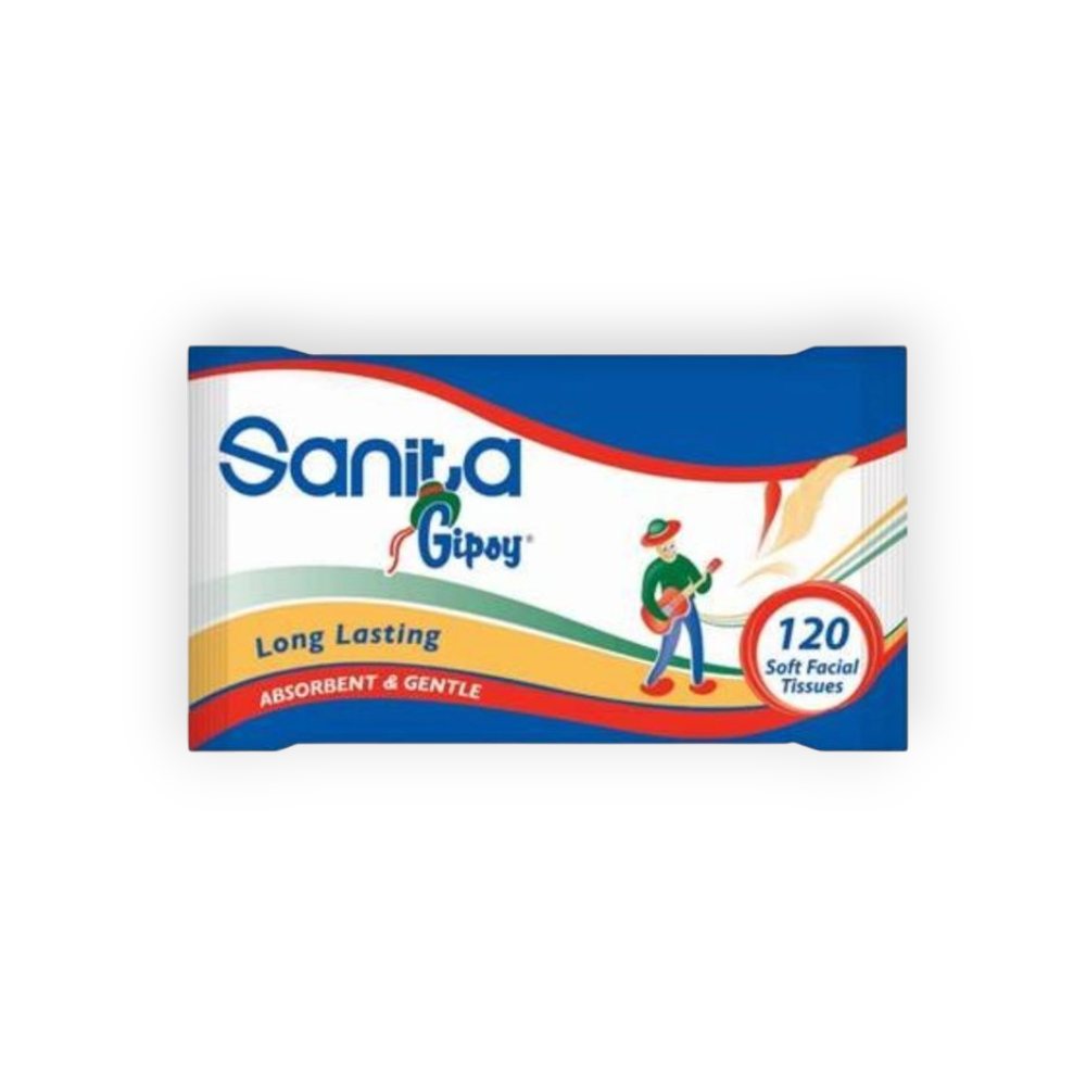 SANITA GIPOY 120 SOFT FACIAL TISSUES 1600