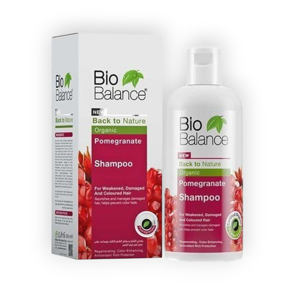 BIO BALANCE ORGANIC POMEGRANATE SHAMPO 330ML 1+1FREE