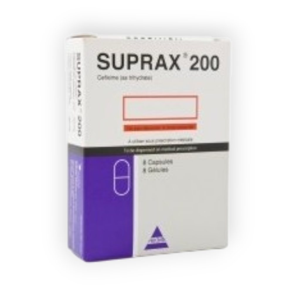 SUPRAX 200 MG 8 CAPSULES