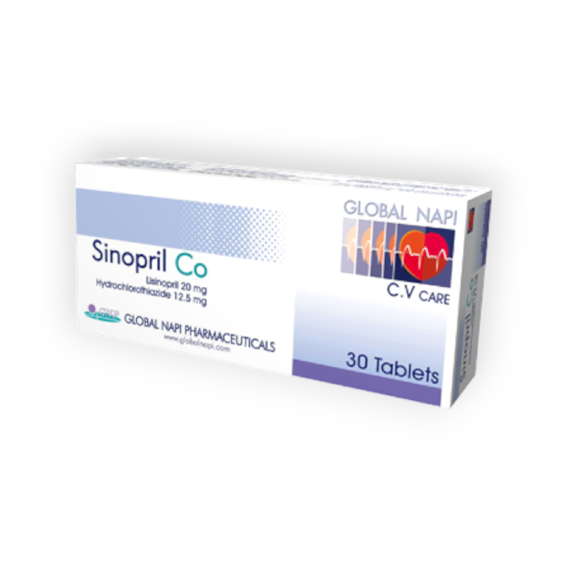 SINOPRIL CO 30 TABLET