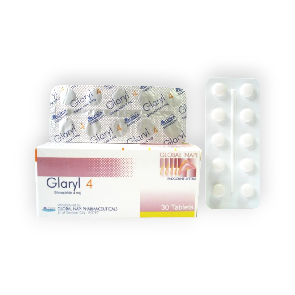 GLARYL 4 MG 30 TABLET