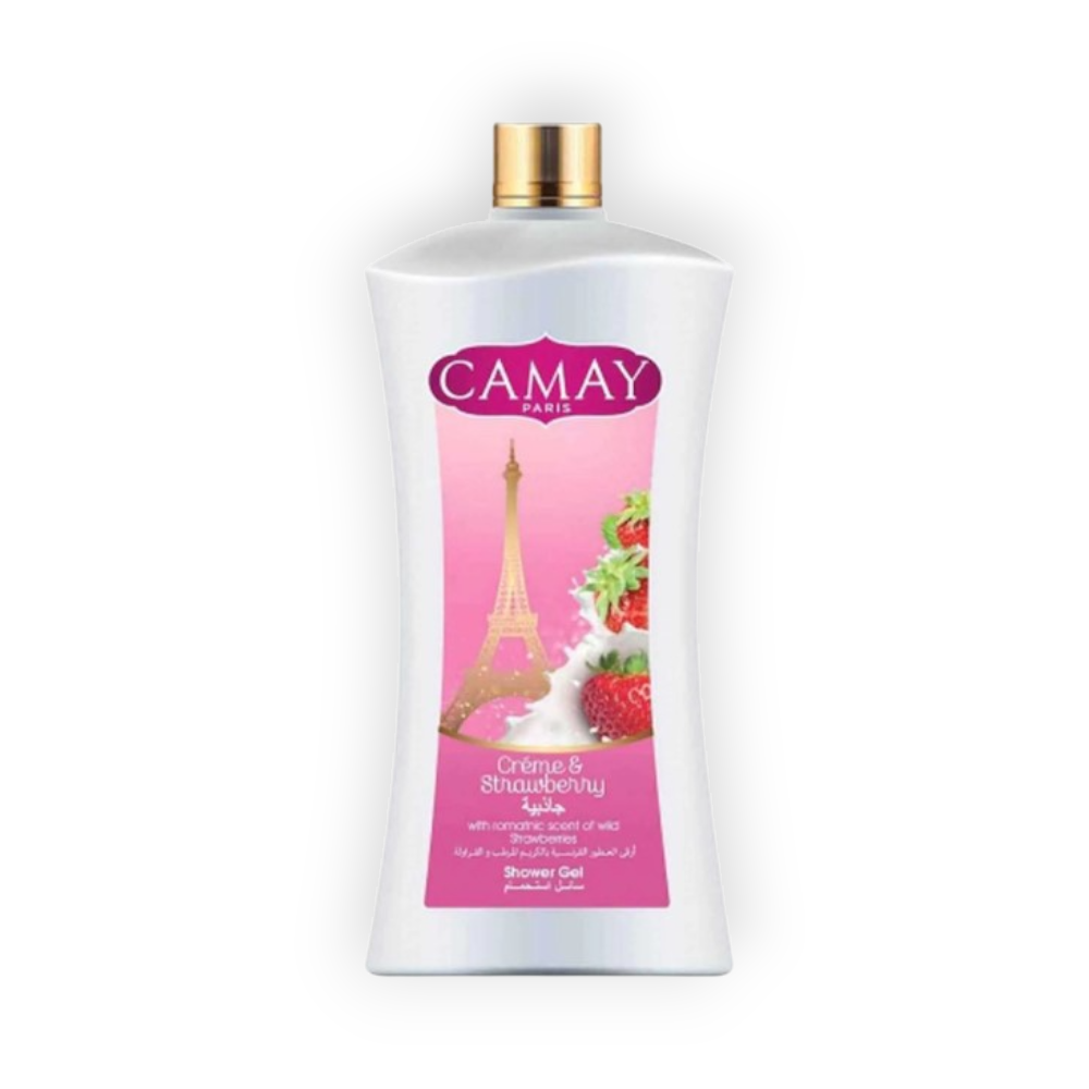 CAMAY CREME & STRAWBERRY SHOWER GEL 1 LITRE