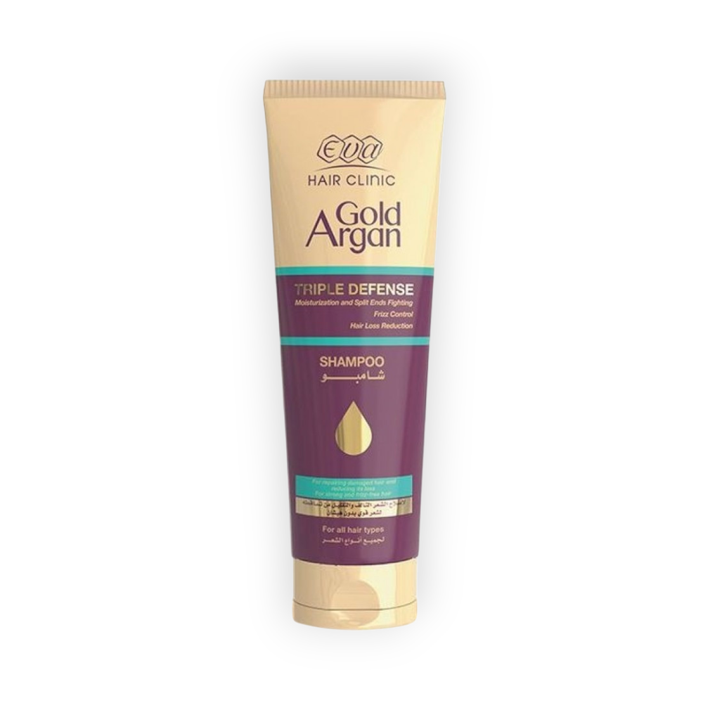 EVA GOLD ARGAN TRIPLE DEFENSE SHAMPOO 230ML