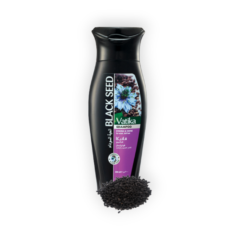 VATIKA SHAMPO BLACK SEED 190 ML  DISCOUNT 15%