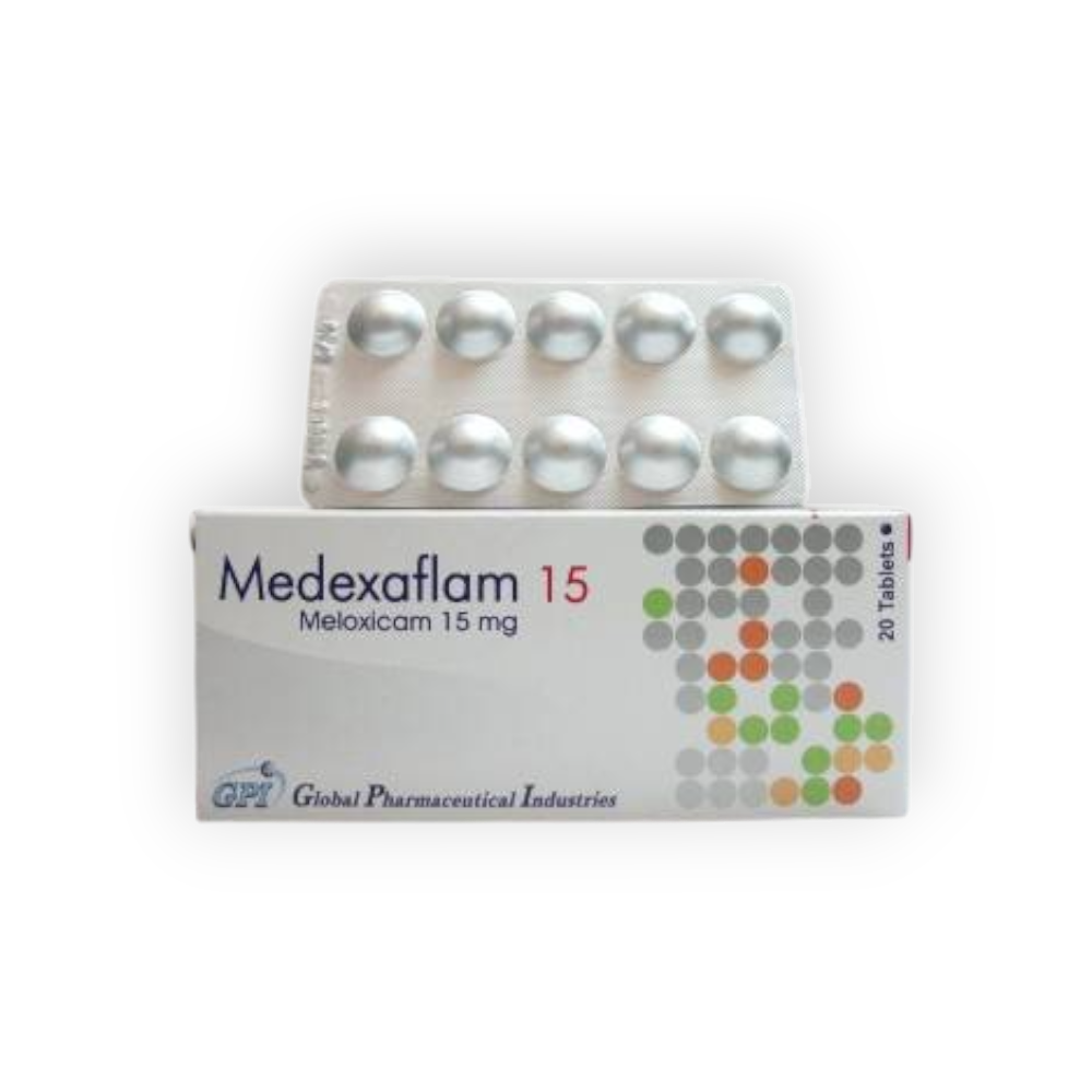 MEDEXAFLAM 15 MG 20 TABLET