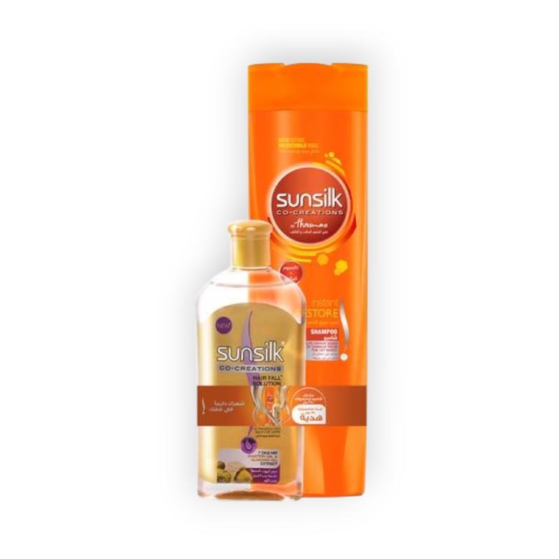 SUNSILK SHAMPOO HONEY ANTI-BREAKAGE 350 ML +OIL 75ML