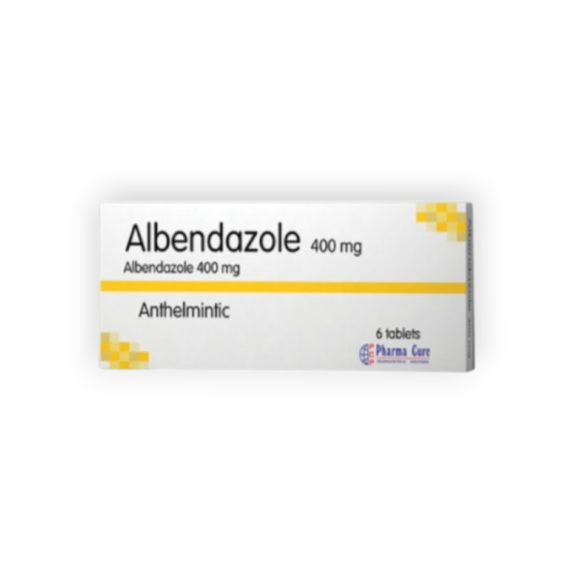 ALBENDAZOLE 400 MG 6 TABLET