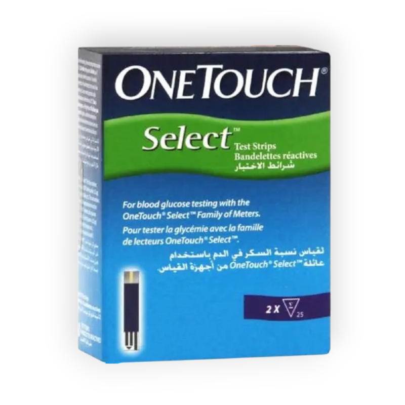 ONE TOUCH SELECT PLUS TEST STRIPS 50 TESTS