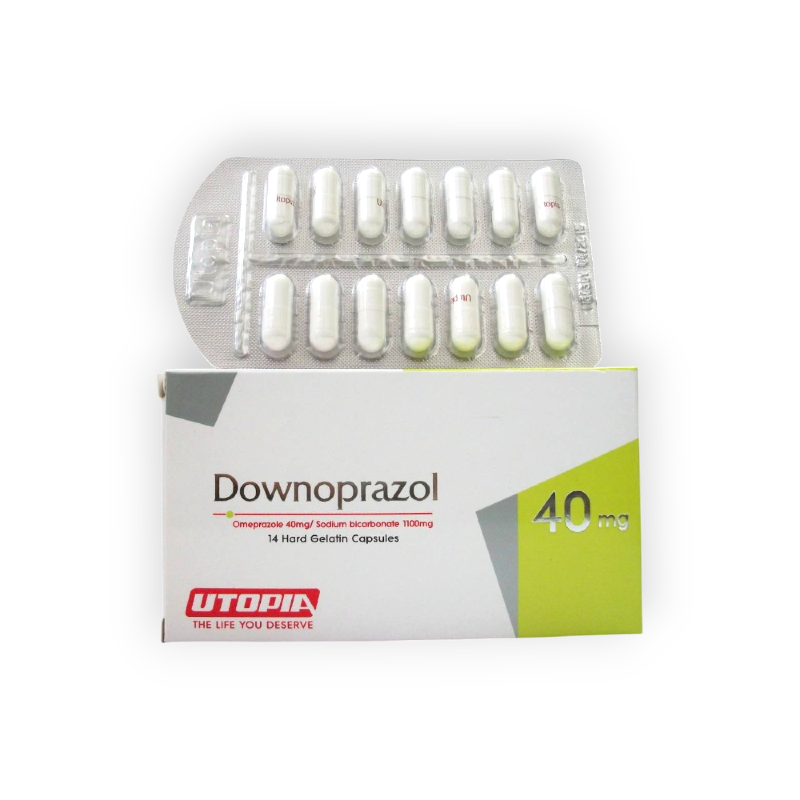 DOWNOPRAZOL 40 MG 14 CAPSULES