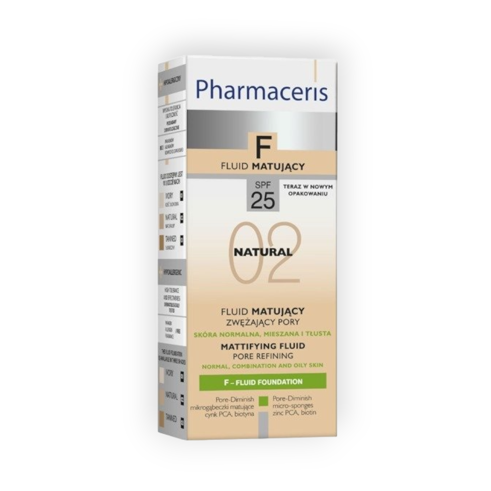 PHARMACERIS NATURAL MATTIFYING FLUID 02 30ML