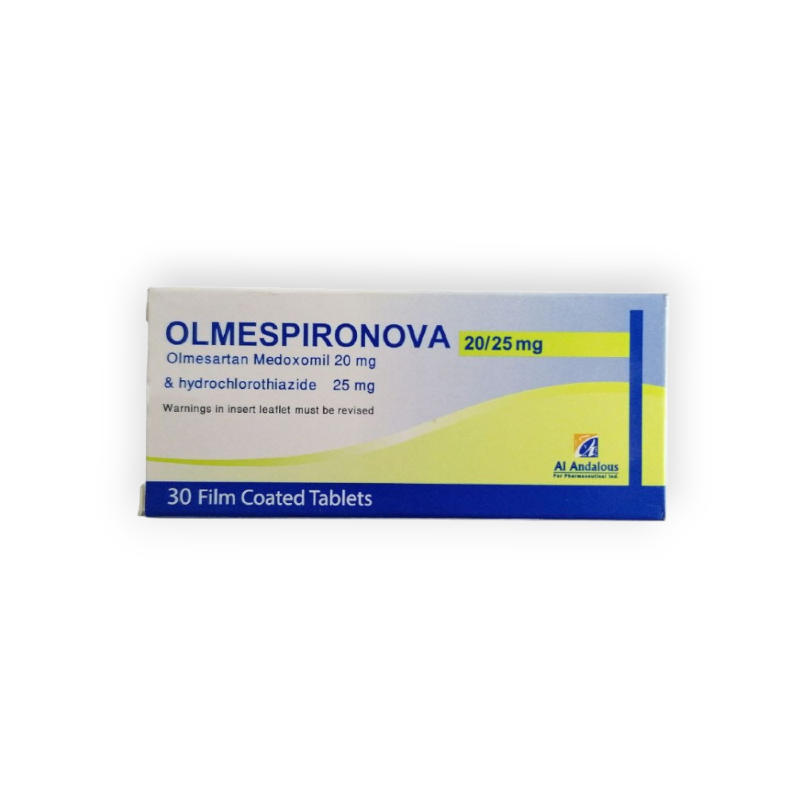 OLMESPIRONOVA 20/25 MG 30 TABLETS