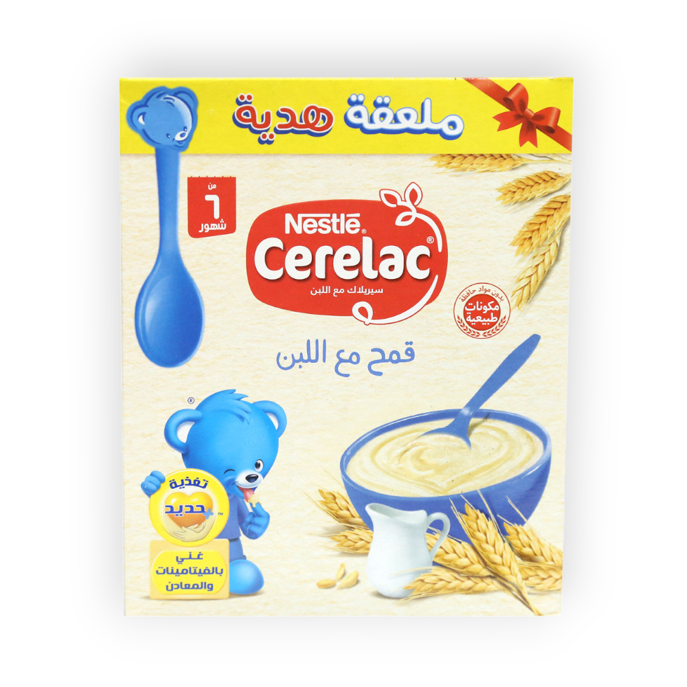 CERELAC IRON WHEAT WITH MILK 125GM + SPOON