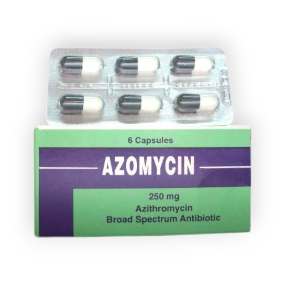 AZOMYCIN  250 MG  6 CAPSULES