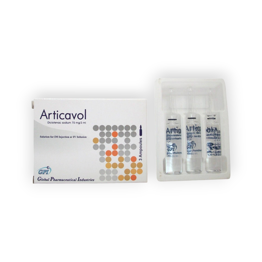 ARTICAVOL 75 MG 3 AMPULES