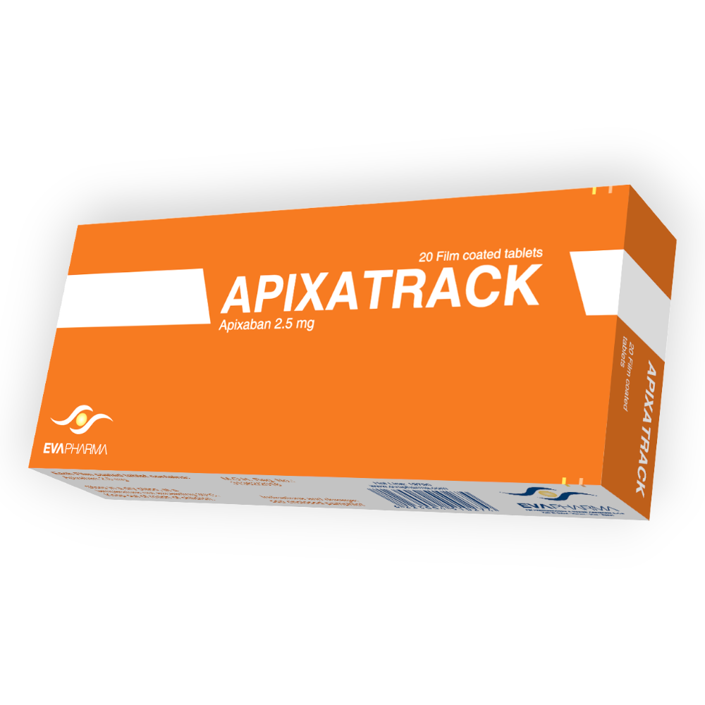 APIXATRACK 2.5MG 20TABLET