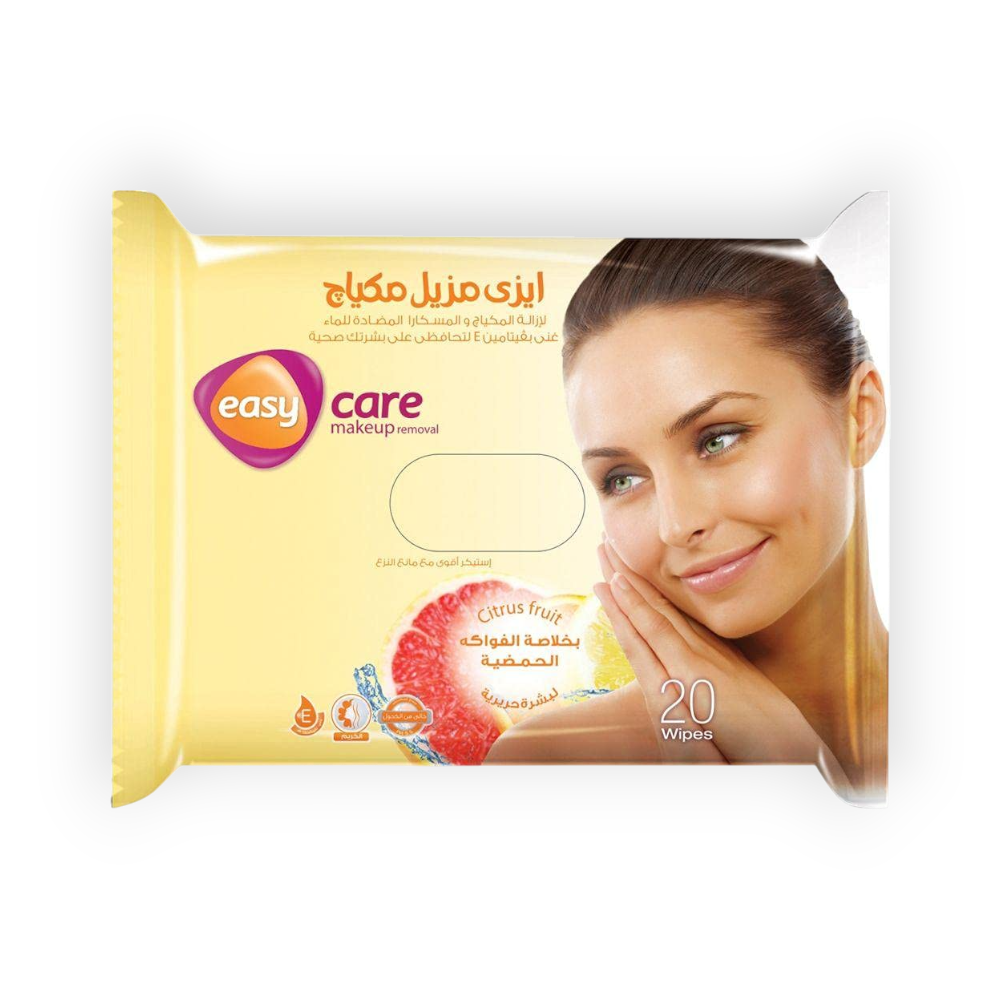EASY CAR MAKE UP REMOVAL CITRUS FRUIT 20WIPES