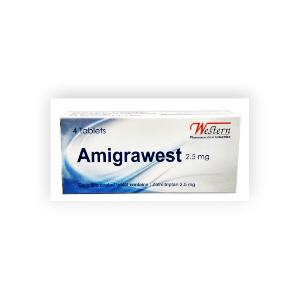 AMIGRAWEST  2.5 MG  4 TABLET