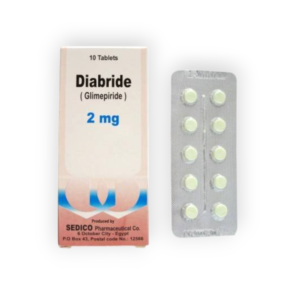 DIABRIDE 2 MG 10 TABLET