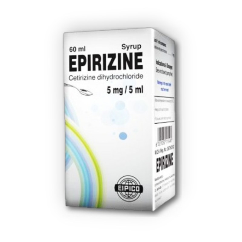EPIRIZINE 5MG/5ML SYRUP 60 ML