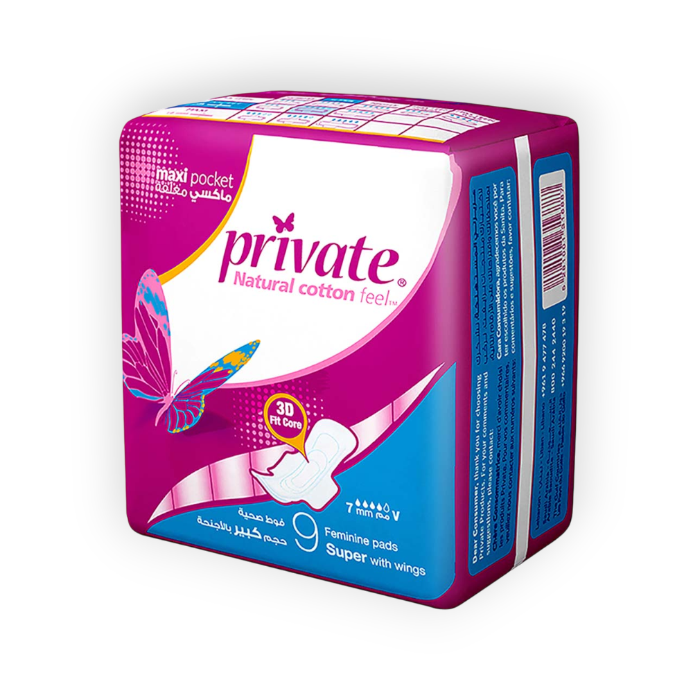 PRIVATE  SUPER POCKET  9 PADS