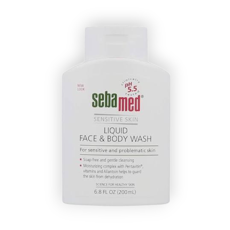 SEBAMED LIQUID FACE & BODY WASH 200 ML