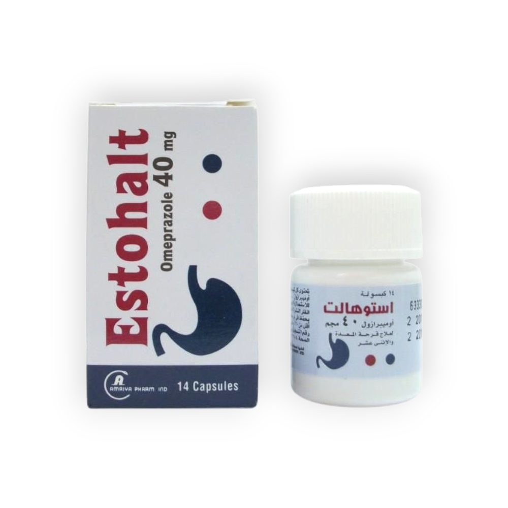 ESTOHALT 40 MG 14 CAPSULES