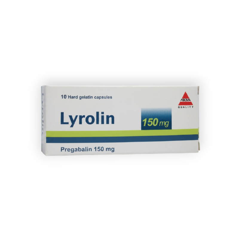 LYROLIN 150 MG 30 CAPSULES