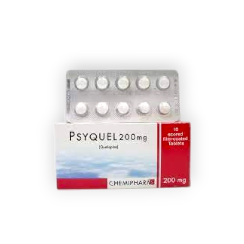 PSYQUEL 200 MG 10 TABLET