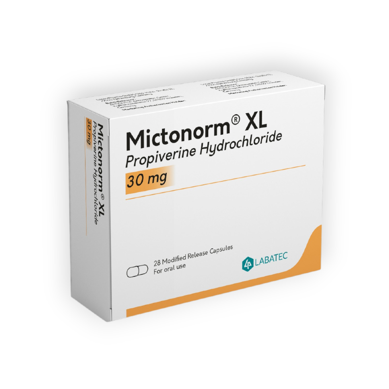 MICTONORM XL 30 MG 28 CAPSULES