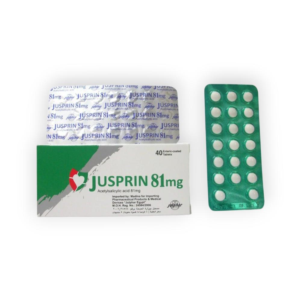 JUSPRIN 81 MG 60 TABLET