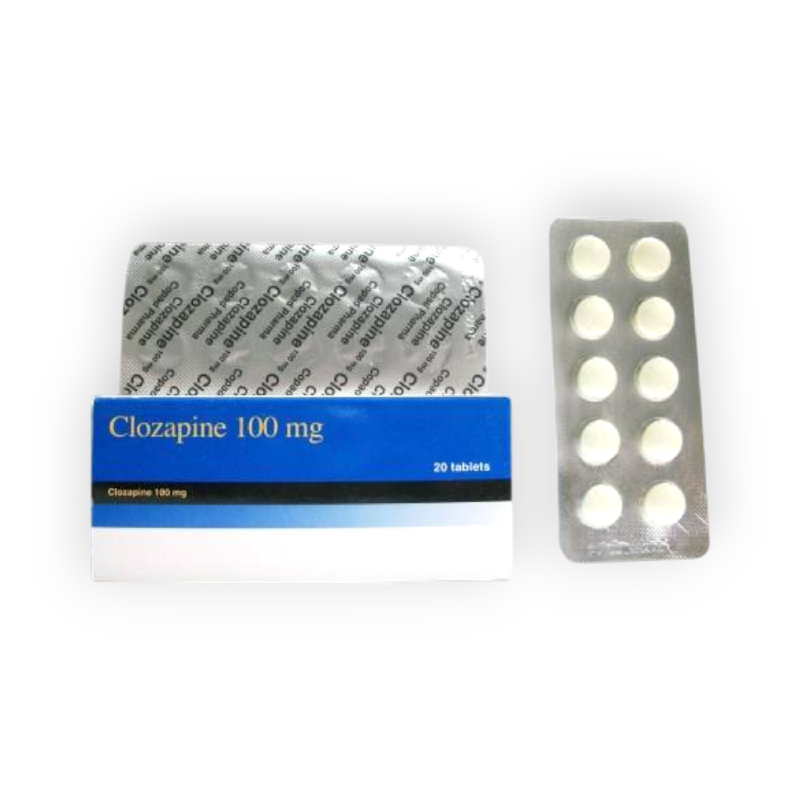 CLOZAPINE 100 MG 20 TABLET