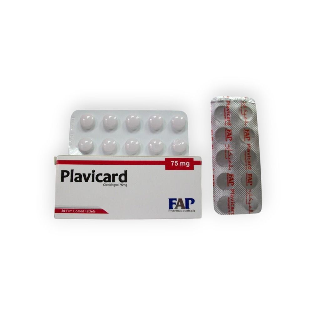 PLAVICARD 75 MG 30 TABLET