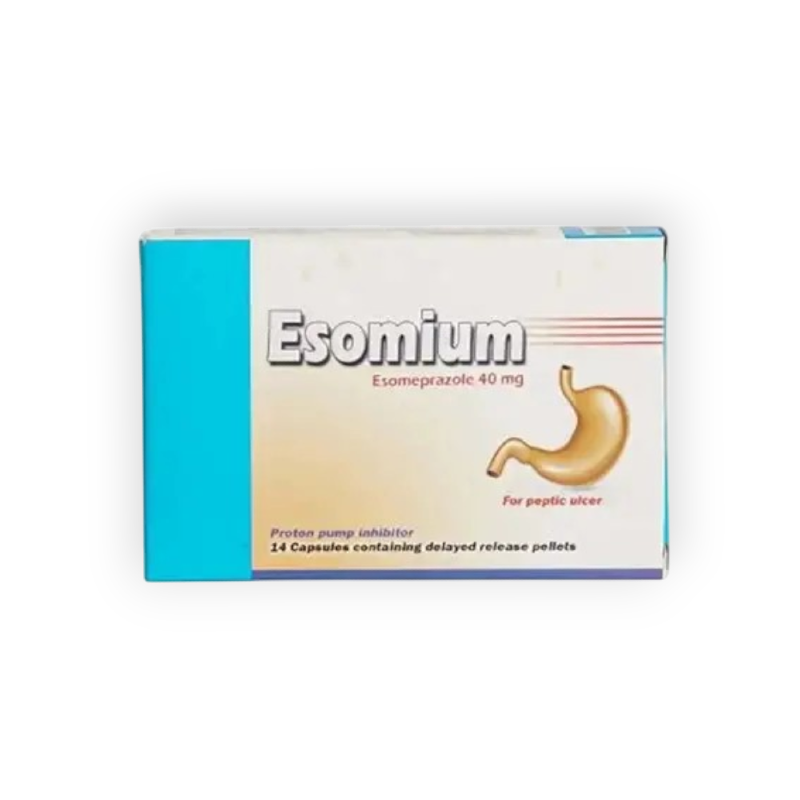 ESOMIUM 40 MG 14 CAPSULES