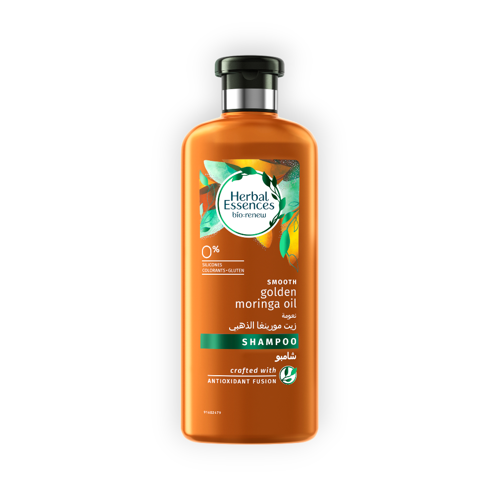 HERBAL ESSENCES 0% SMOOTH GOLDEN OIL SH 400ML