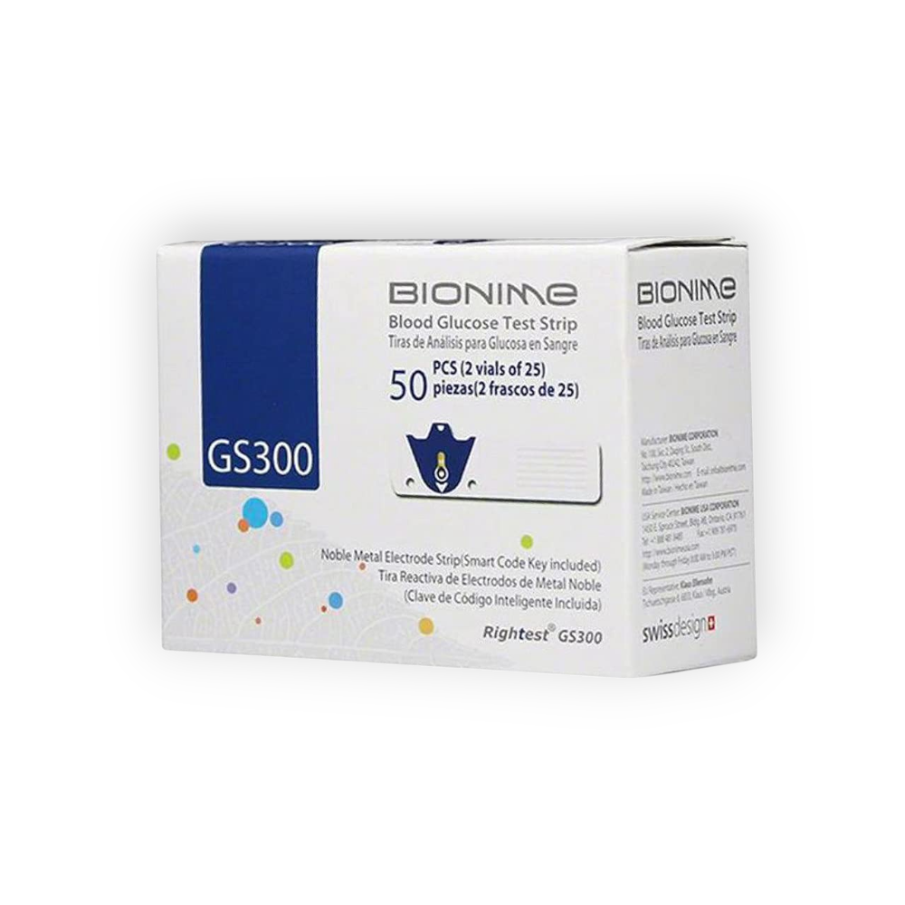 BIONIME TEST STRIP GS 300 50  PIECES