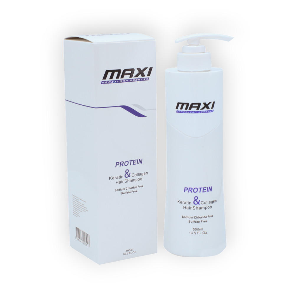 MAXI WHITE KERATIN & COLLAGEN HAIR SHAMPOO 500ML