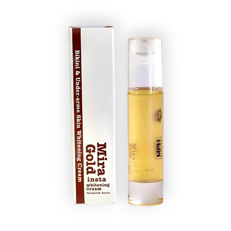 MIRA GOLD ACCELIGHT FACE & BODY WHITING CREAM 50ML