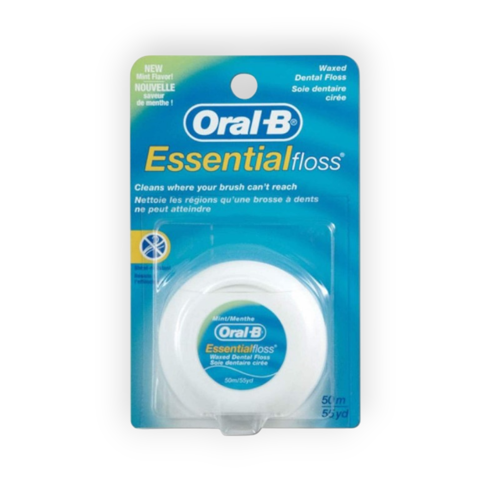 ORAL B ESSENTIAL FLOSS WAXED