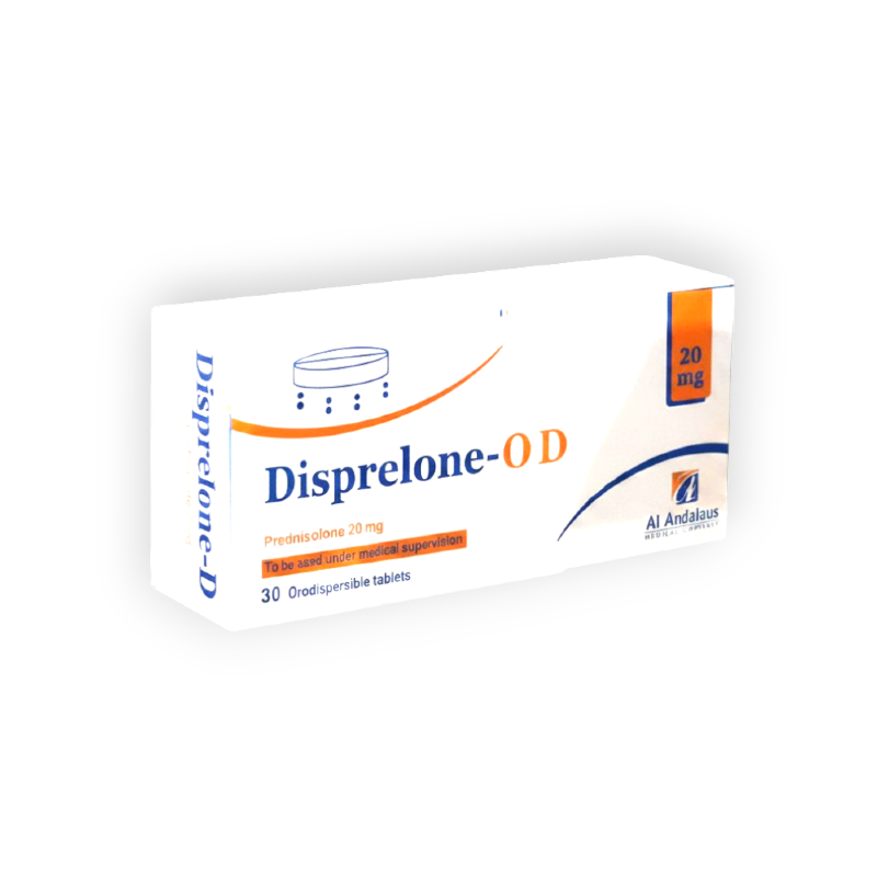 DISPRELONE OD 20 MG 20 TABLET